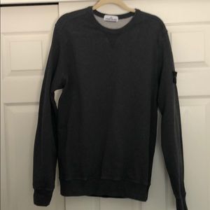 Stone Island loopback cotton crew neck sweatshirt